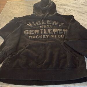 Violent gentleman hockey club hoodie small also fits boys